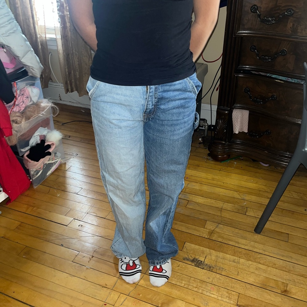 Two-Tone Blue Jeans